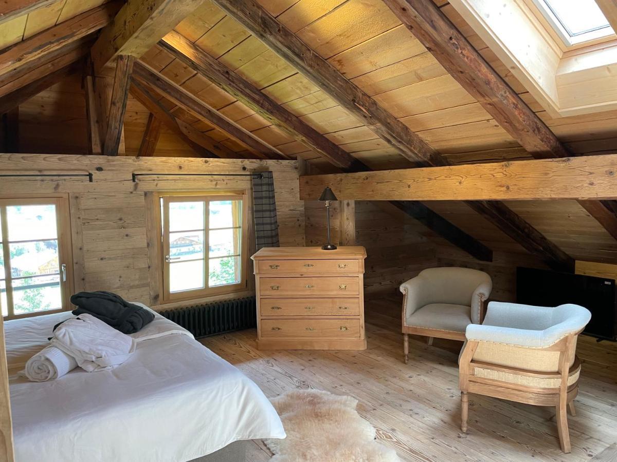 Alpen Charme - Chalet D'Hotes Et Spa Gsteig Exterior photo