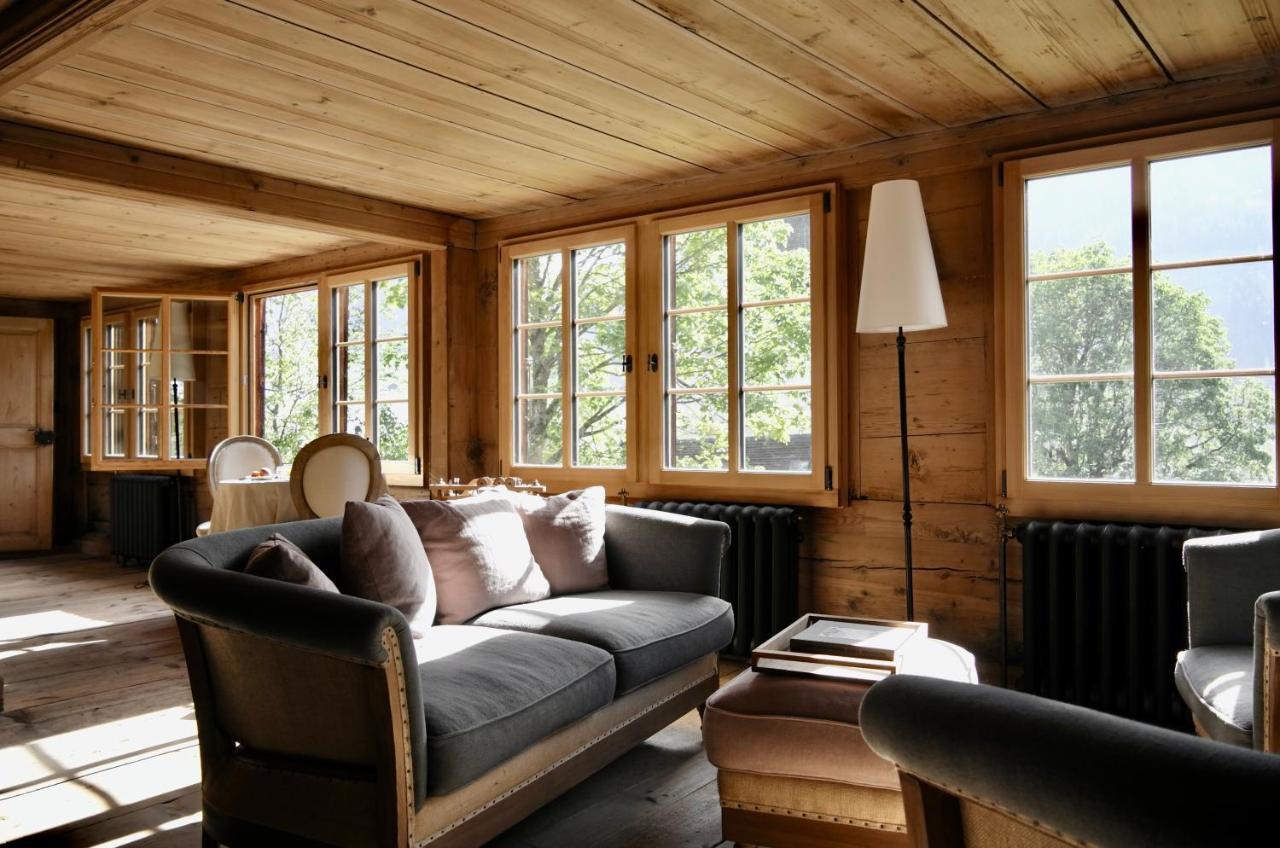 Alpen Charme - Chalet D'Hotes Et Spa Gsteig Exterior photo