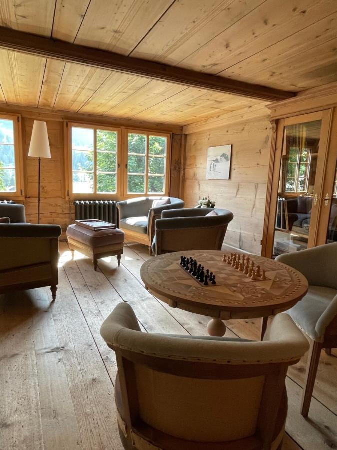 Alpen Charme - Chalet D'Hotes Et Spa Gsteig Exterior photo